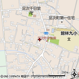 群馬県館林市足次町129周辺の地図