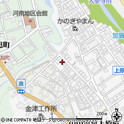 石川県加賀市山中温泉上原町カ195周辺の地図