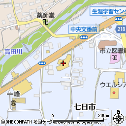 群馬日産富岡店周辺の地図