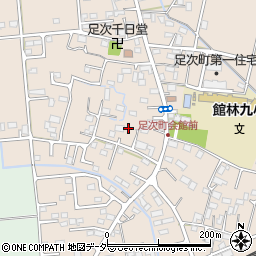 群馬県館林市足次町128周辺の地図