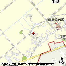 栃木県小山市生良1023周辺の地図