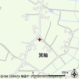 茨城県鉾田市箕輪2999周辺の地図