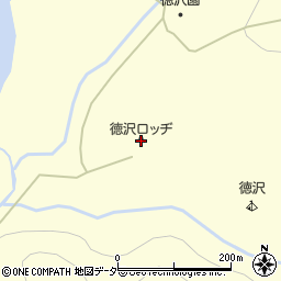徳沢ロッヂ周辺の地図