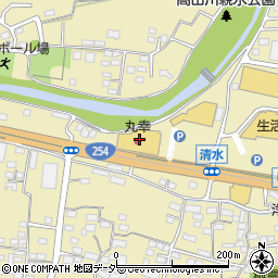 株式会社スーパー丸幸　バイパス店周辺の地図