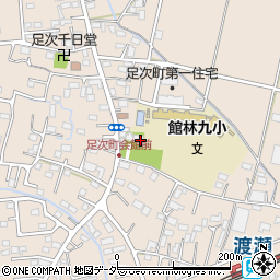 群馬県館林市足次町175周辺の地図