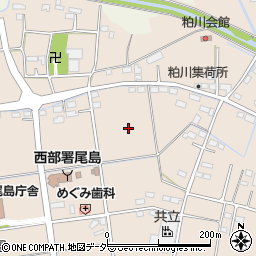 群馬県太田市粕川町周辺の地図