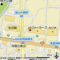 ユニクロ富岡店周辺の地図