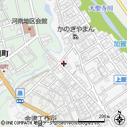 石川県加賀市山中温泉上原町カ228周辺の地図