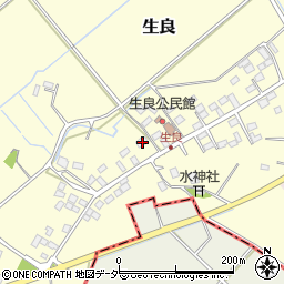 栃木県小山市生良415周辺の地図