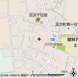 群馬県館林市足次町125周辺の地図