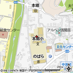 松本市立本郷小学校周辺の地図