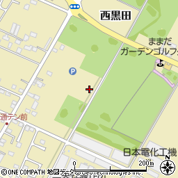 栃木県小山市西黒田144-3周辺の地図