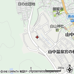 石川県加賀市山中温泉宮の杜周辺の地図