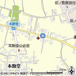 群馬県藤岡市本動堂421周辺の地図