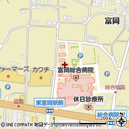 県立赤城特別支援学校公立富岡総合病院分教室周辺の地図