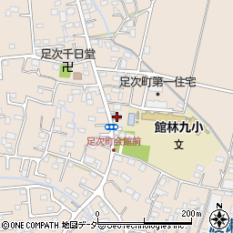 群馬県館林市足次町174-2周辺の地図