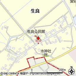 栃木県小山市生良412周辺の地図