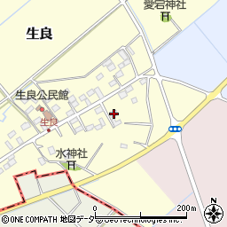 栃木県小山市生良389周辺の地図
