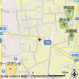 群馬県藤岡市中栗須447-1周辺の地図