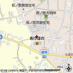 群馬県藤岡市篠塚605周辺の地図
