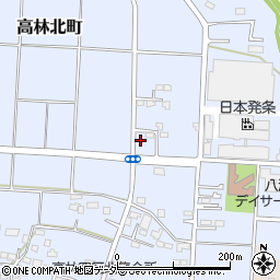 群馬県太田市高林北町1101-12周辺の地図