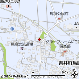 群馬県高崎市吉井町馬庭34周辺の地図