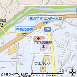 富岡市生涯学習センター周辺の地図