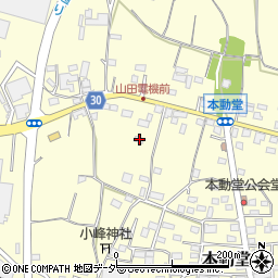 群馬県藤岡市本動堂496周辺の地図