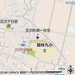 群馬県館林市足次町167-1周辺の地図