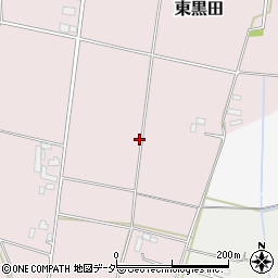 栃木県小山市東黒田124周辺の地図