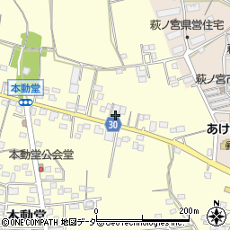 群馬県藤岡市本動堂454周辺の地図