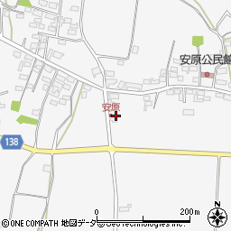 長野県佐久市安原626周辺の地図
