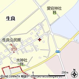 栃木県小山市生良391周辺の地図