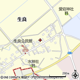 栃木県小山市生良403周辺の地図