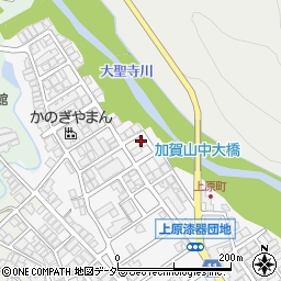 上村紙器株式会社　外装箱上原工場周辺の地図