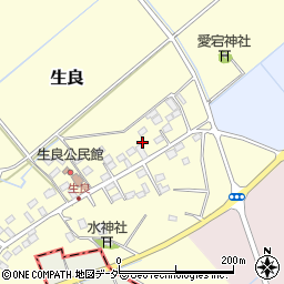 栃木県小山市生良402周辺の地図