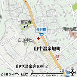 石川県加賀市山中温泉長谷田町ヌ周辺の地図