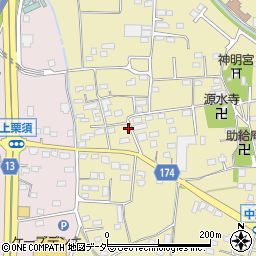 群馬県藤岡市中栗須645-2周辺の地図