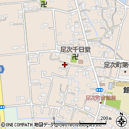 群馬県館林市足次町138-3周辺の地図