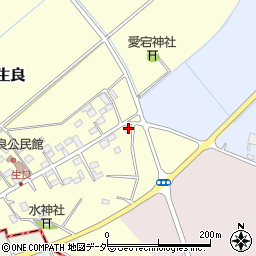 栃木県小山市生良395周辺の地図