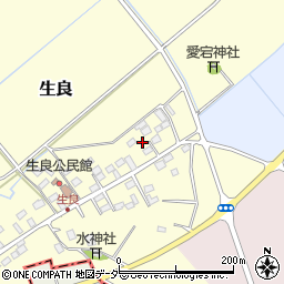栃木県小山市生良401周辺の地図