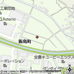 群馬県伊勢崎市飯島町周辺の地図