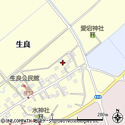 栃木県小山市生良400周辺の地図