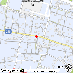 伊勢崎市長沼1号公園周辺の地図