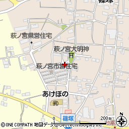 萩の宮市営住宅７１－２－１周辺の地図