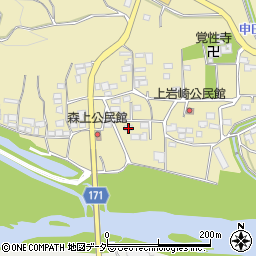 群馬県高崎市吉井町岩崎327周辺の地図