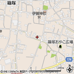 群馬県藤岡市篠塚325-1周辺の地図