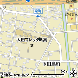 群馬県立太田フレックス高等学校周辺の地図