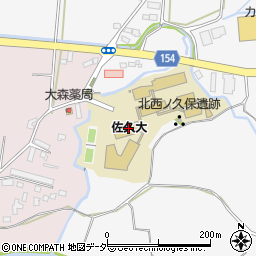 佐久大学周辺の地図