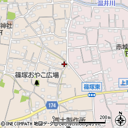 群馬県藤岡市篠塚426-1周辺の地図